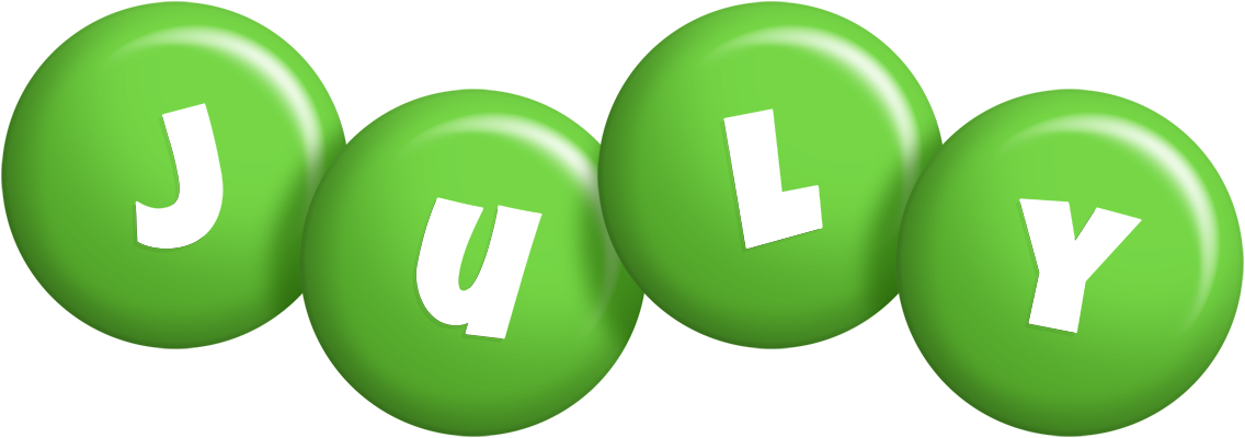 July candy-green logo