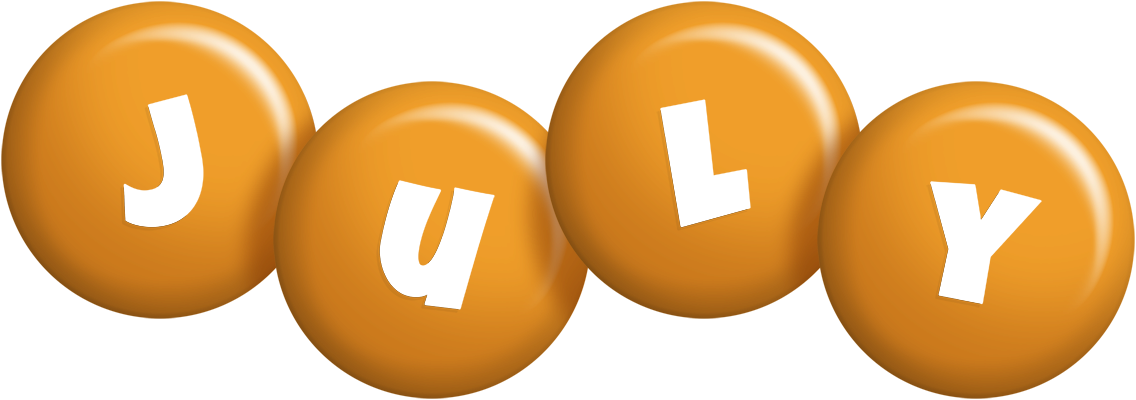July candy-orange logo