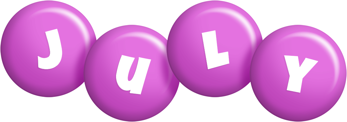 July candy-purple logo