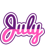 July cheerful logo