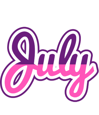 July cheerful logo