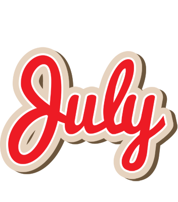 July chocolate logo
