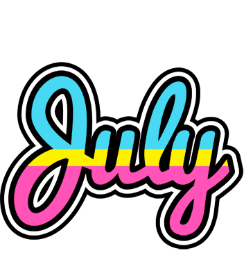 July circus logo