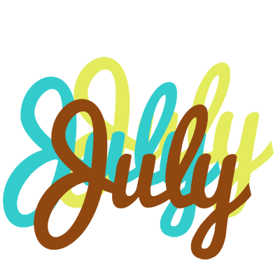 July cupcake logo