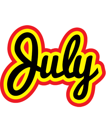 July flaming logo