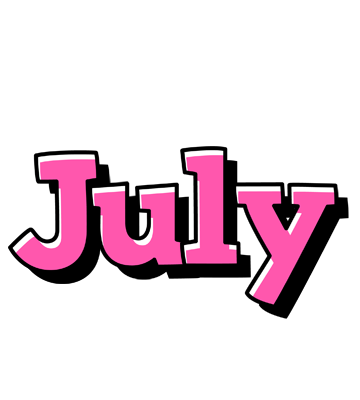 July girlish logo