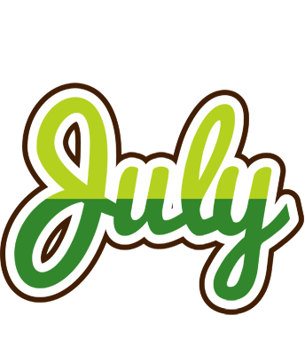 July golfing logo