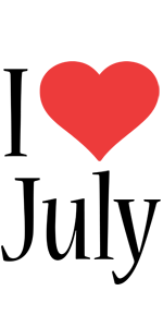 July i-love logo