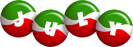 July italy logo