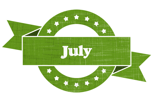 July natural logo