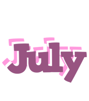 July relaxing logo