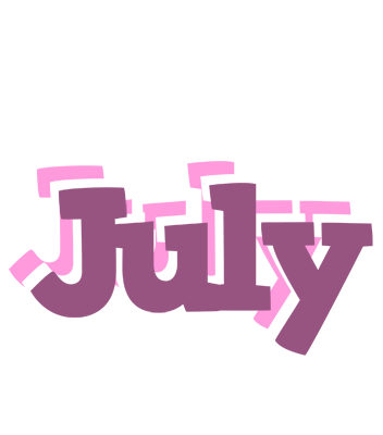 July relaxing logo
