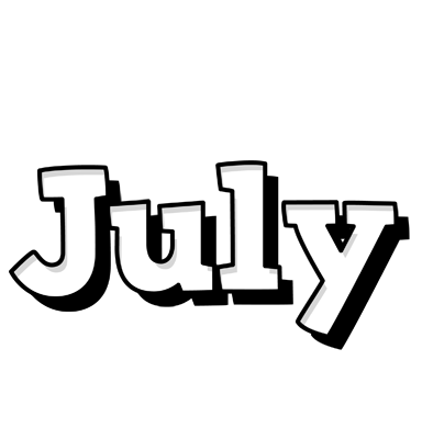 July snowing logo