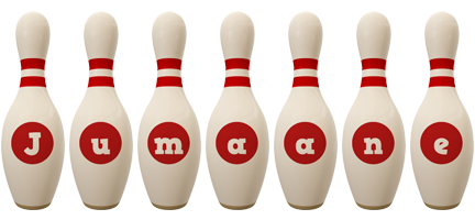 Jumaane bowling-pin logo