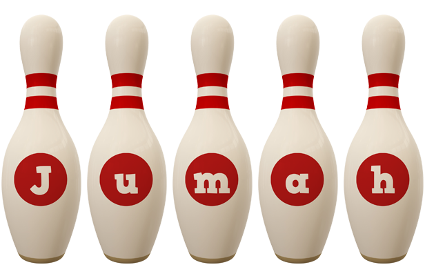 Jumah bowling-pin logo