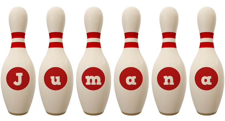Jumana bowling-pin logo