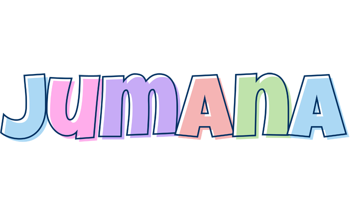 Jumana pastel logo