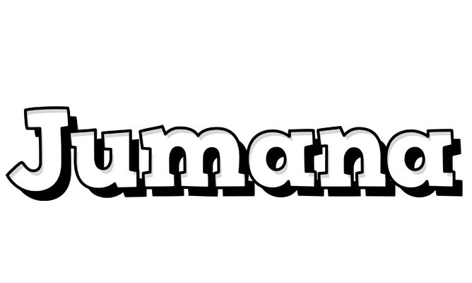 Jumana snowing logo