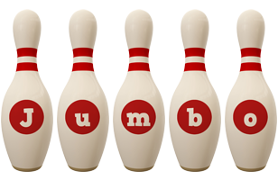 Jumbo bowling-pin logo