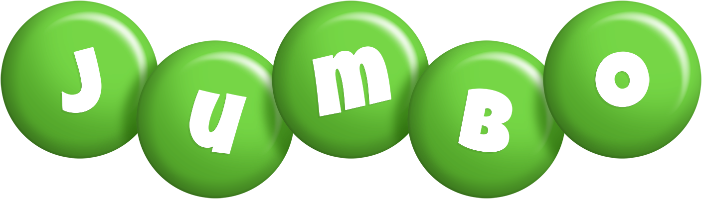 Jumbo candy-green logo