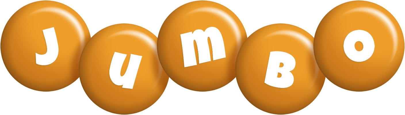 Jumbo candy-orange logo