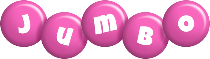 Jumbo candy-pink logo