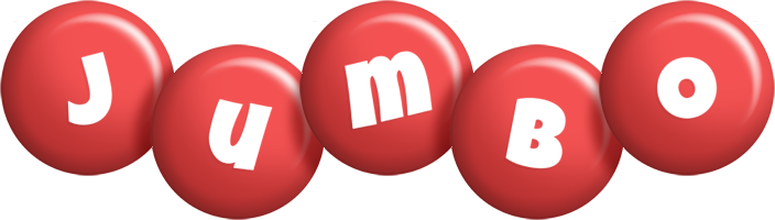 Jumbo candy-red logo