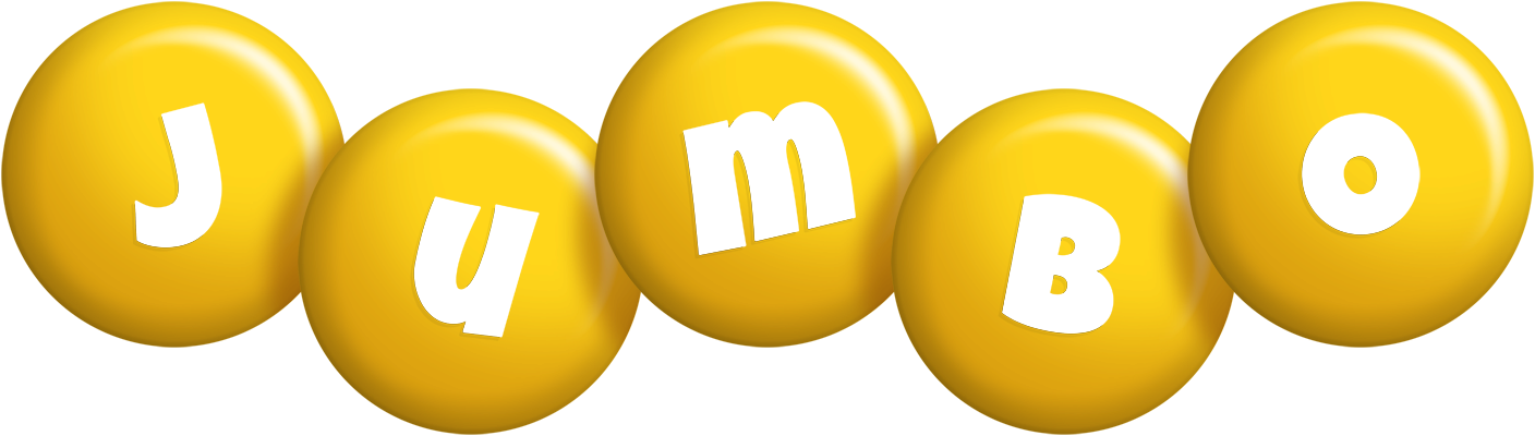 Jumbo candy-yellow logo