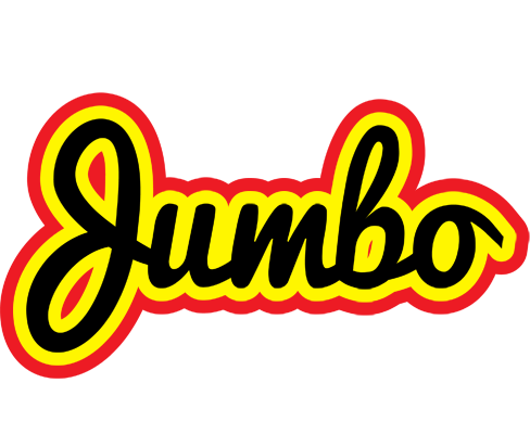 Jumbo flaming logo