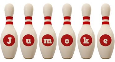 Jumoke bowling-pin logo