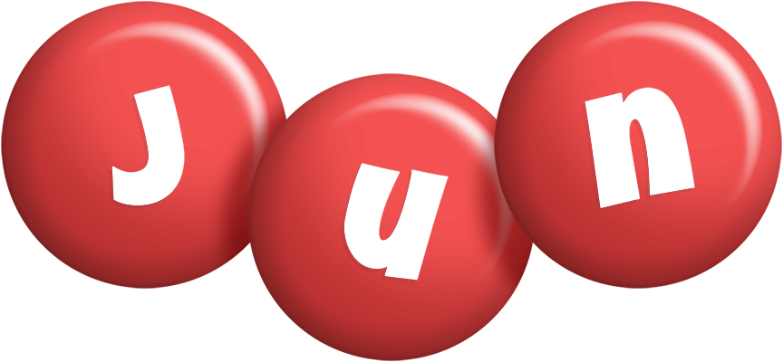Jun candy-red logo