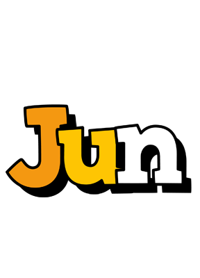 Jun cartoon logo