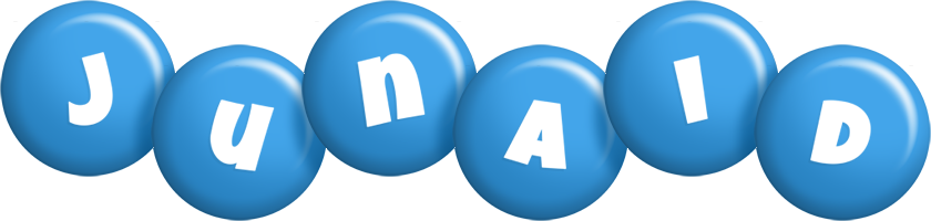 Junaid candy-blue logo