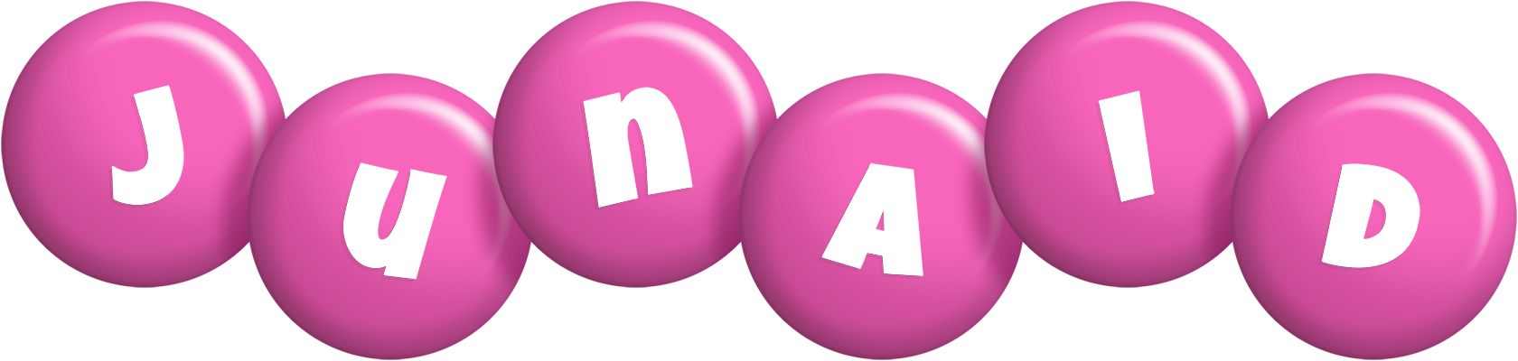 Junaid candy-pink logo
