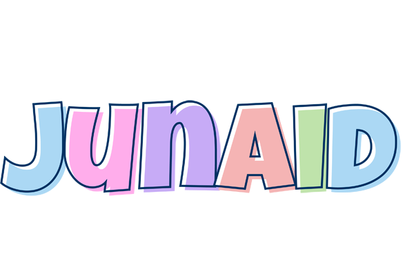 Junaid pastel logo
