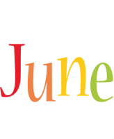 June birthday logo