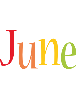 June birthday logo