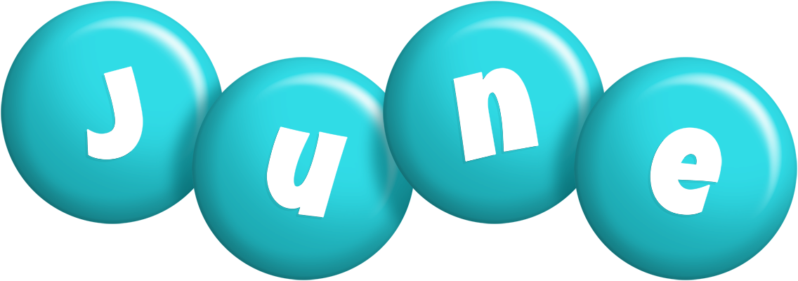 June candy-azur logo