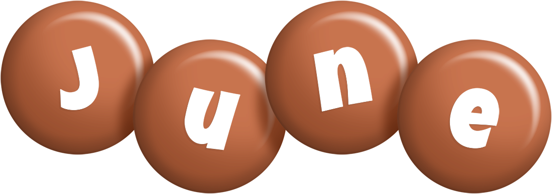 June candy-brown logo