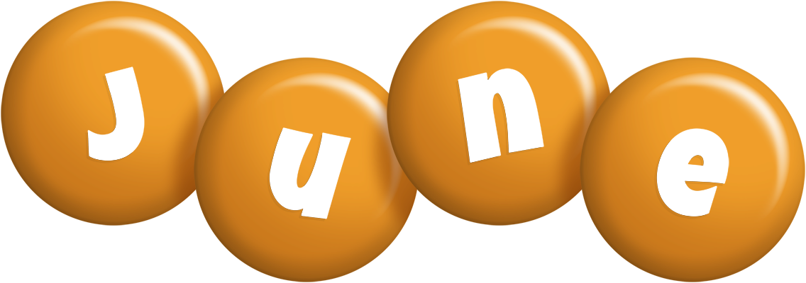 June candy-orange logo