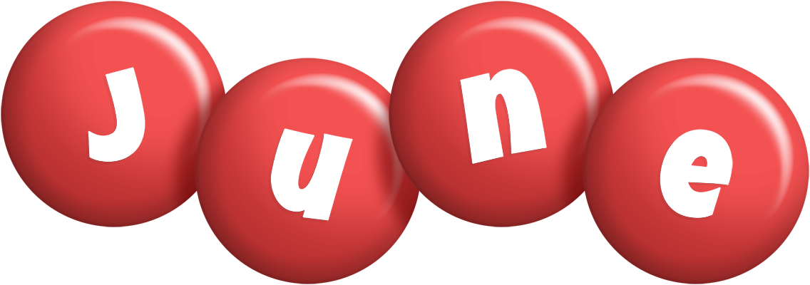 June candy-red logo