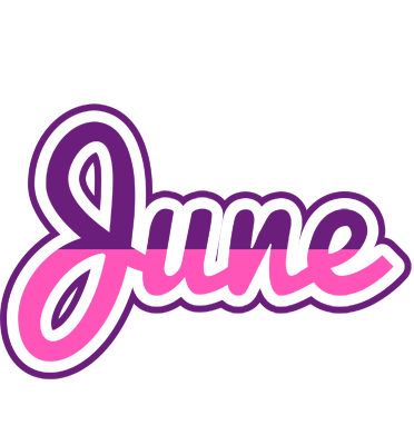 June cheerful logo