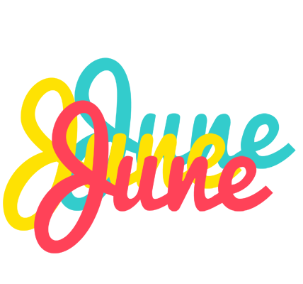 June disco logo