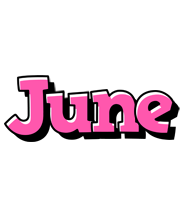 June girlish logo