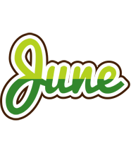 June golfing logo