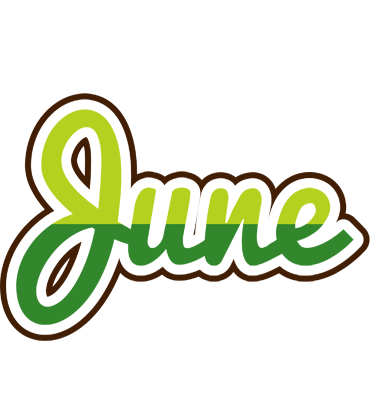 June golfing logo