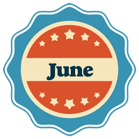 June labels logo