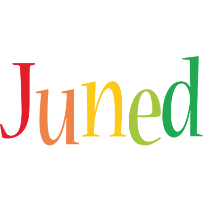 Juned birthday logo