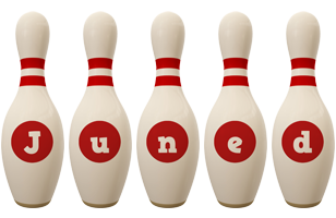 Juned bowling-pin logo