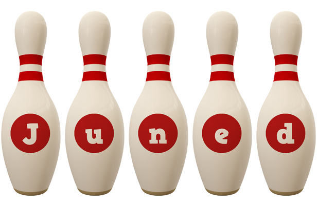 Juned bowling-pin logo